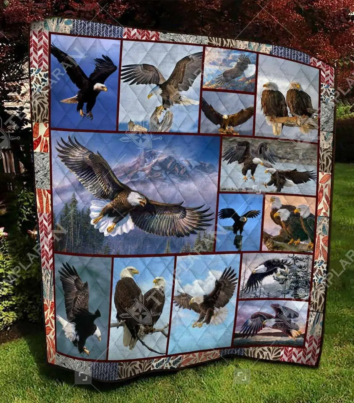 Eagle Blanket Dql-Qdt0004 Quilt and Home Decor