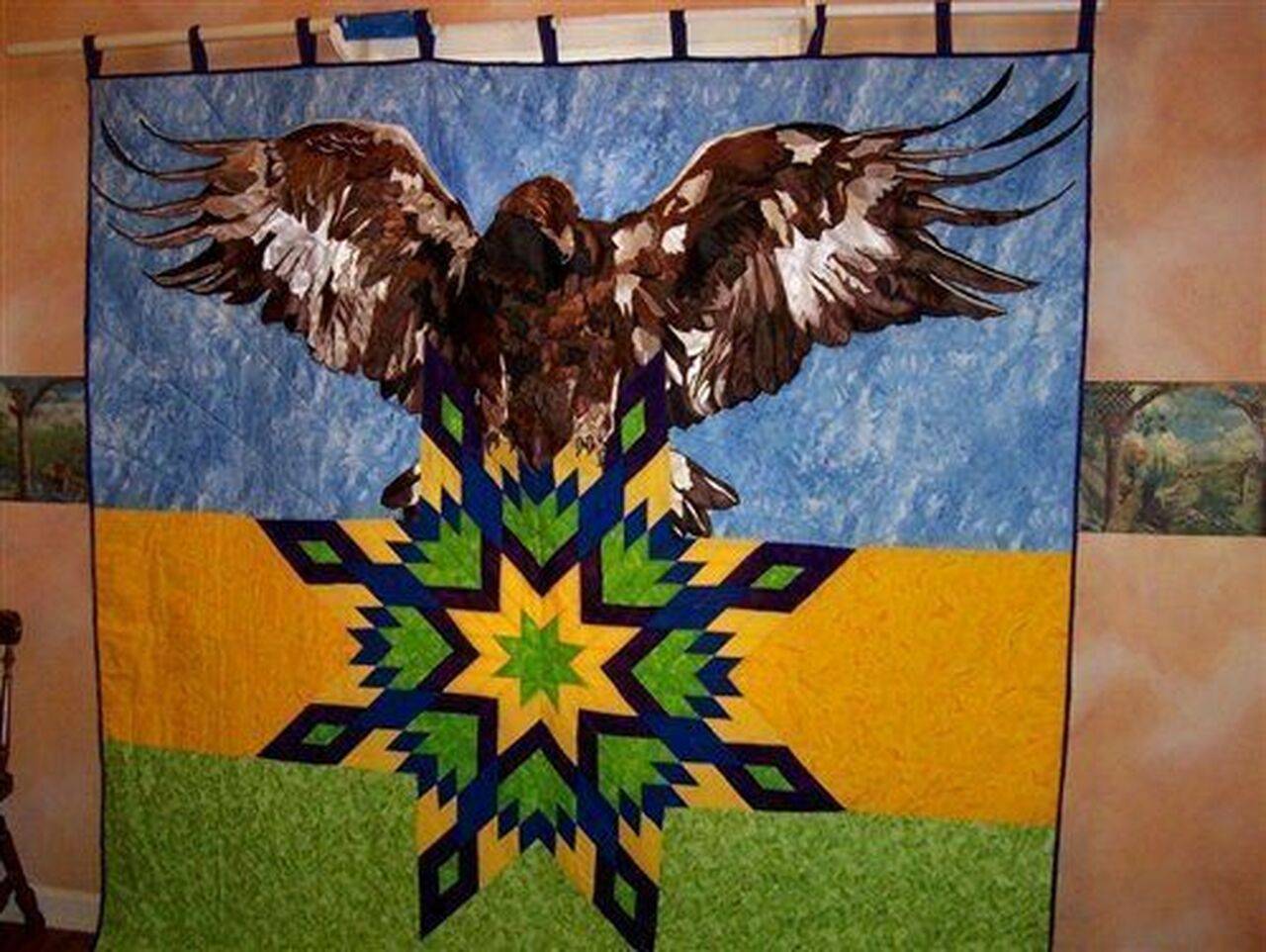 Eagle Hur Quilt zk and Home Decor