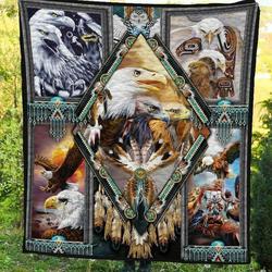 Eagle Quilt Blanket ABC040112 and Home Decor