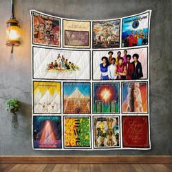 Earth, Wind & Fire Album Covers Quilt Blanket and Home Decor