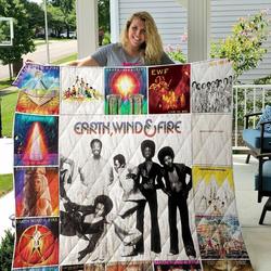 Earth Wind Fire Quilt Blanket 01078 and Home Decor