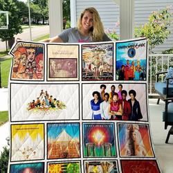 Earth Wind Fire Quilt Blanket and Home Decor