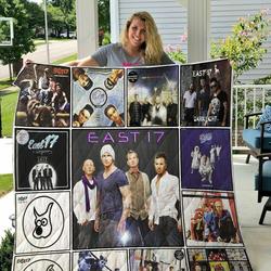 East 17 Quilt Blanket and Home Decor