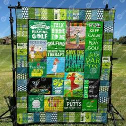 Eat Sleep Golf Quilt Blanket Lk08  Quilt and Home Decor