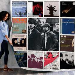 Echo And The Bunnymen Eps Album Quilt Blanket 01 and Home Decor