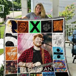 Ed Sheeran Albums Cover Poster Quilt Blanket and Home Decor
