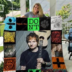 Ed Sheeran Quilt Blanket For Fans and Home Decor