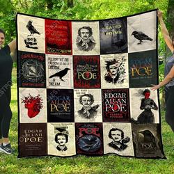Edgar Allan Poe - Quilt and Home Decor