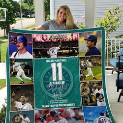 Edgar Martinez Seattle Mariners Quilt and Home Decor