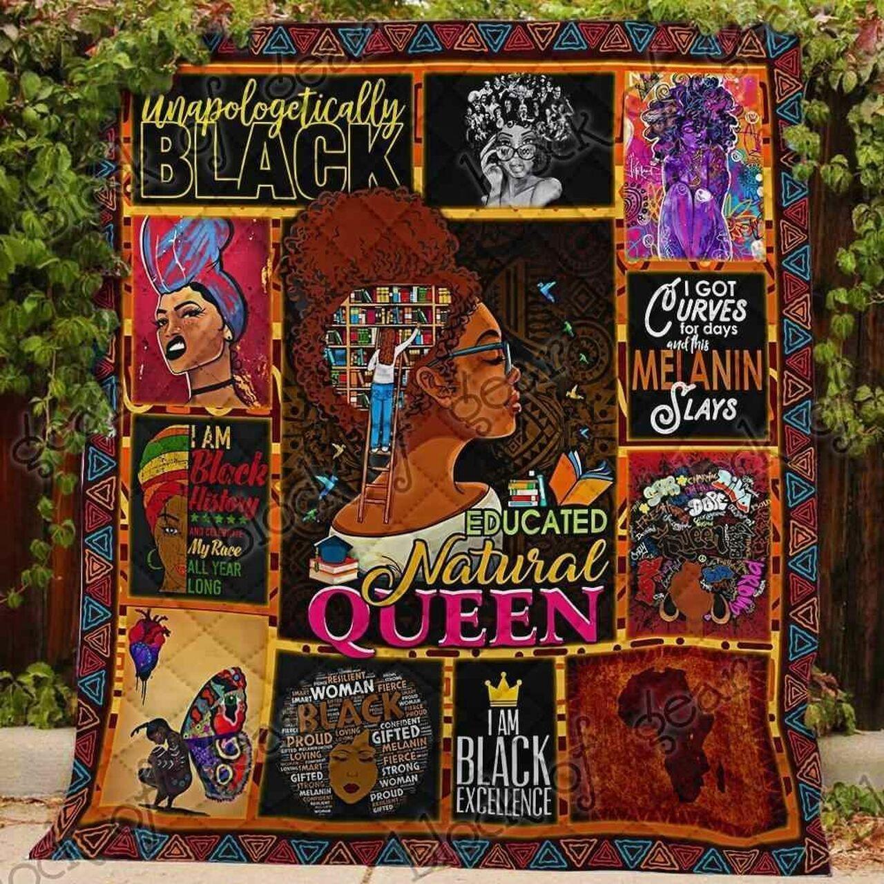 Educated Natural Queen Blanket Kc1507 Quilt and Home Decor