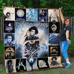 Edward Scissorhands Quilt Blanket 01760 and Home Decor