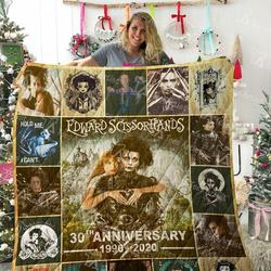 Edward Scissorhands Quilt Blanket 02016 and Home Decor