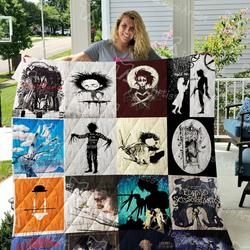 Edward Scissorhands Quilt Blanket 0475 and Home Decor