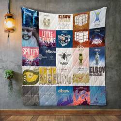Elbow Album Covers Quilt Blanket and Home Decor