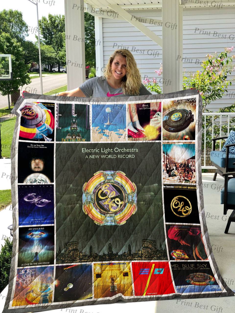 Electric Light Orchestra Albums Cover Poster Quilt and Home Decor