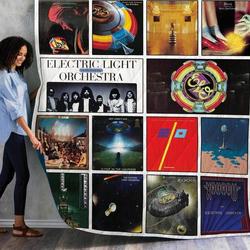 Electric Light Orchestra Albums Quilt Blanket 01 and Home Decor