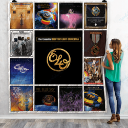 Electric Light Orchestra Albums Quilt Blanket Ver13 and Home Decor