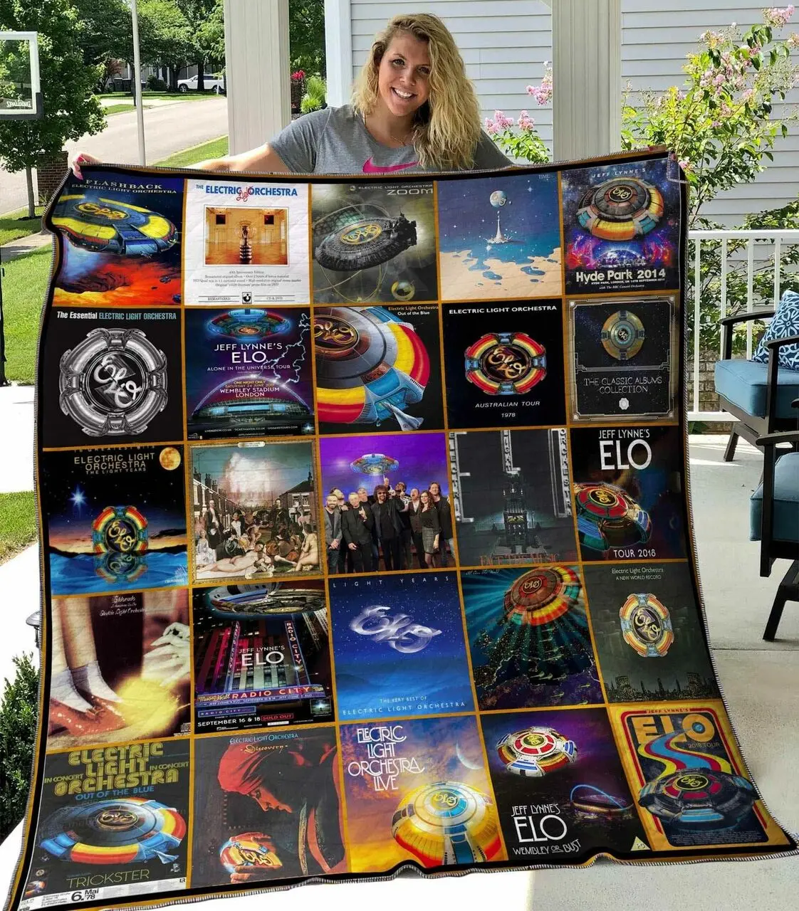 Electric Light Orchestra Blanket Th2906 Quilt and Home Decor
