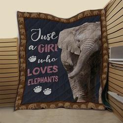 Elephant 3D Customized Quilt Cute Animal and Home Decor