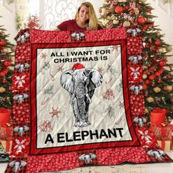 Elephant 3D Customized Quilt So Special Love CQ and Home Decor
