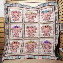 Elephant 9 Quilt and Home Decor
