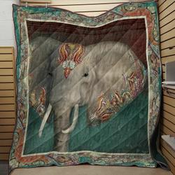 Elephant Afrian Bull KA1 NNQ131098 3D Customized Quilt and Home Decor