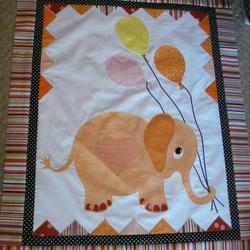 Elephant Clp0107049 Quilt Blanket and Home Decor