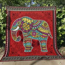 Elephant Ml190703B Quilt Blanket and Home Decor