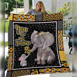 Elephant Quilt Blanket ABC07112868 and Home Decor
