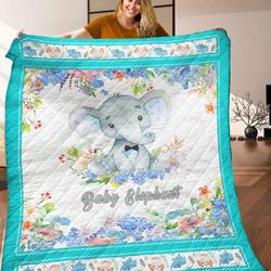 Elephant Quilt Blanket C9B040545MI and Home Decor