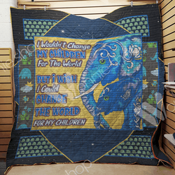 Elephant Quilt Blanket Dhc1102602Td and Home Decor
