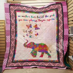 Elephant Quilt Blanket Dhc1102773Td and Home Decor