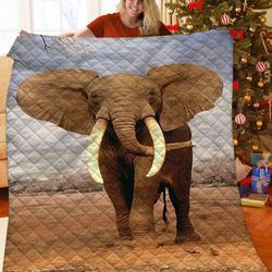 Elephant Quilt Kzj and Home Decor