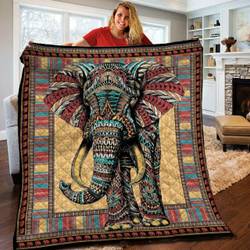 Elephant Quilt Lcq and Home Decor