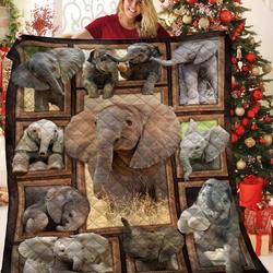 Elephant Quilt Ozp and Home Decor