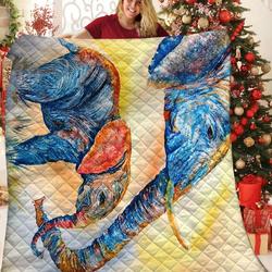 Elephant Quilt Pbd and Home Decor