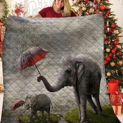 Elephant Quilt Pcr and Home Decor