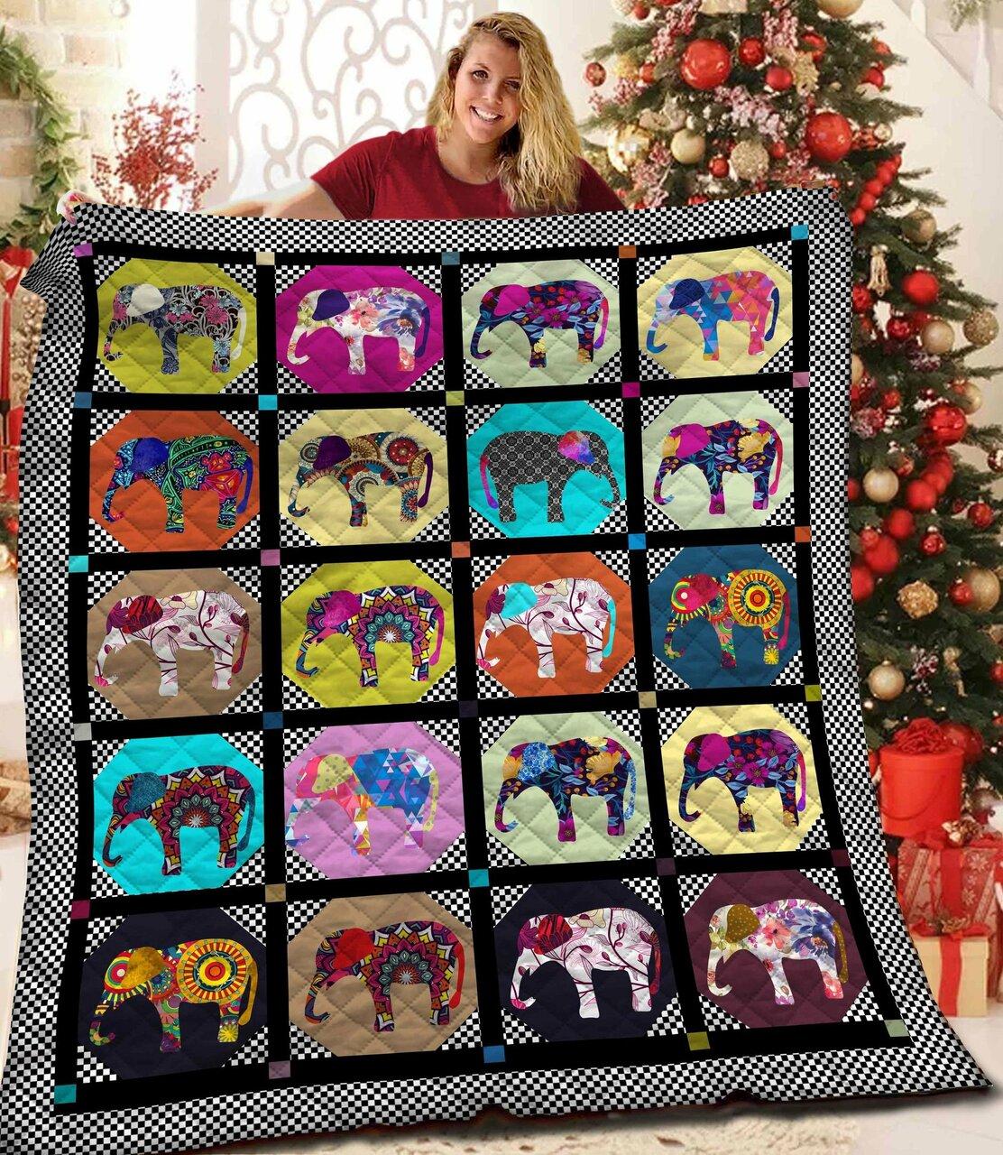 Elephant Quilt Pdq and Home Decor