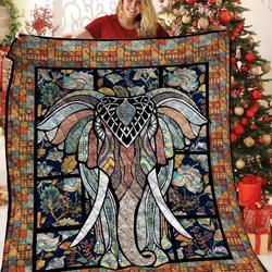 Elephant Quilt Pgx and Home Decor