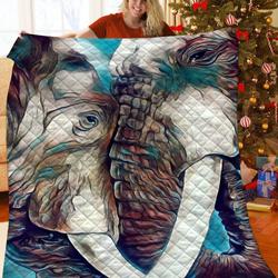 Elephant Quilt Pkj and Home Decor