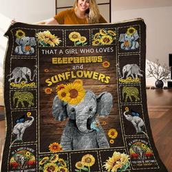Elephant Sunwer Quilt Kxq and Home Decor