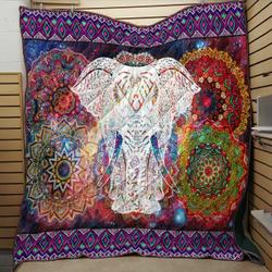 Elephant Tapestry Psychedelic JB12 NTTH011298 3D Customized Quilt and Home Decor