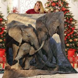 Elephant The Emperor 3D Customized Quilt and Home Decor