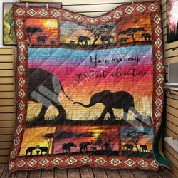 Elephant The Hermit Quilt Blanket ABC06011196 and Home Decor