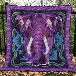 Elephant Tu090707A Tbg Quilt Blanket and Home Decor