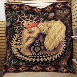 Elephant V3 H 3D Customized Quilt and Home Decor