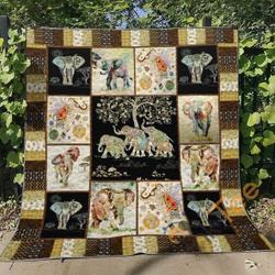 Elephant Ver1 Blanket TH1507 Quilt and Home Decor