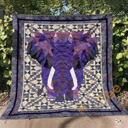 Elephant Ver12 Blanket TH1507 Quilt and Home Decor
