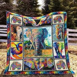 Elephant Ye100703A Tbg Quilt Blanket and Home Decor