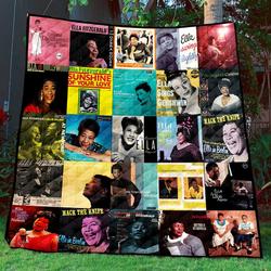 Elfi Tml310707 Ella Fitzgerald Quilt Blanket  Quilt and Home Decor